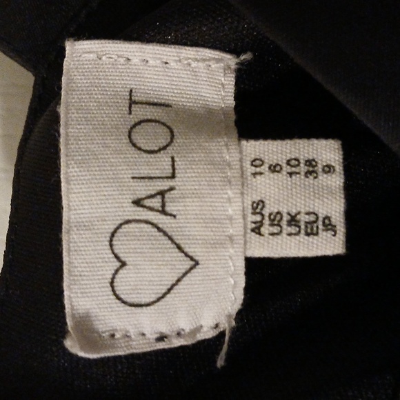 ALOT size 6 Black romper - EUC - Picture 4 of 11